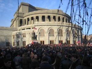 Demonstration in Armenia