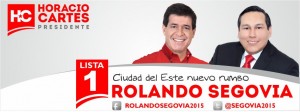 Rolando Segovia Nuevo Rumbo Con Horacio Cartes.